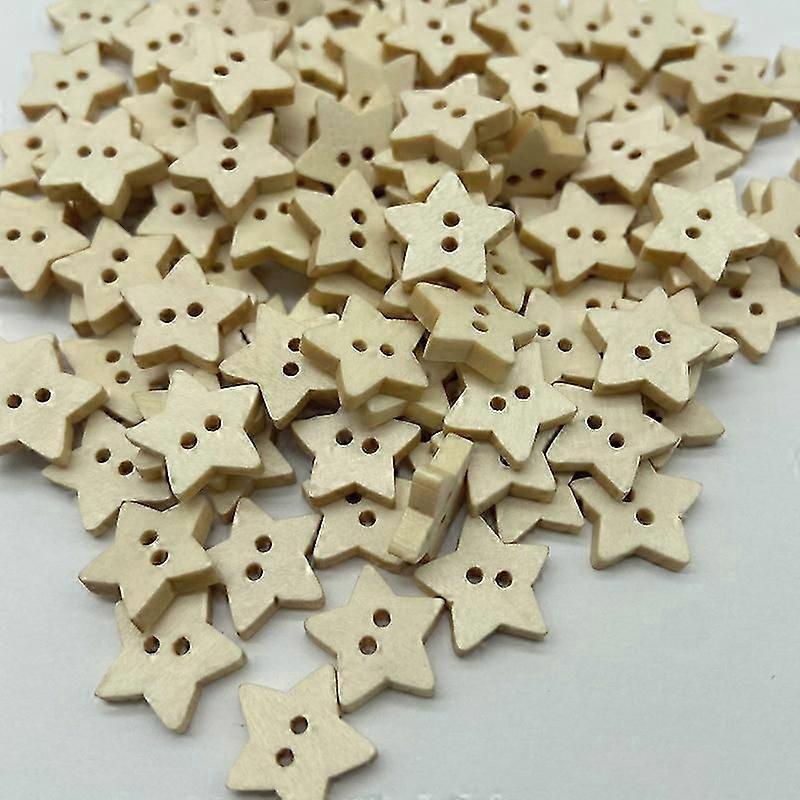 100PCS 2 Hole Buttons for Sewing Crafts 13mm