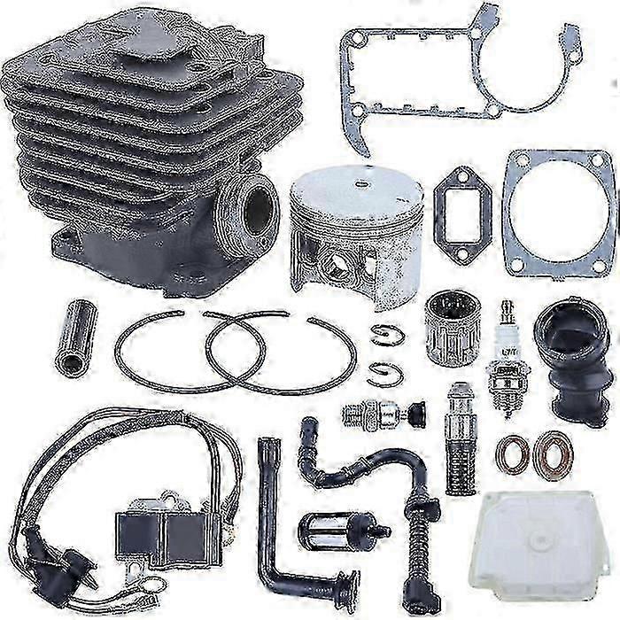 49mm Cylinder Piston Kit, Piston Needle Bearing, Ignition Coil, Spark Plug, Decompression Valve, F