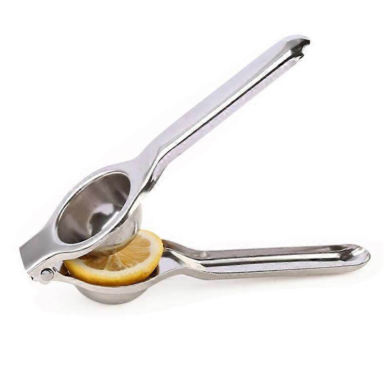 Food-Grade Stainless Steel Manual Citrus Juicer with Built-In Bottle Opener, Ergonomic Design for Easy Use and Durable Construction