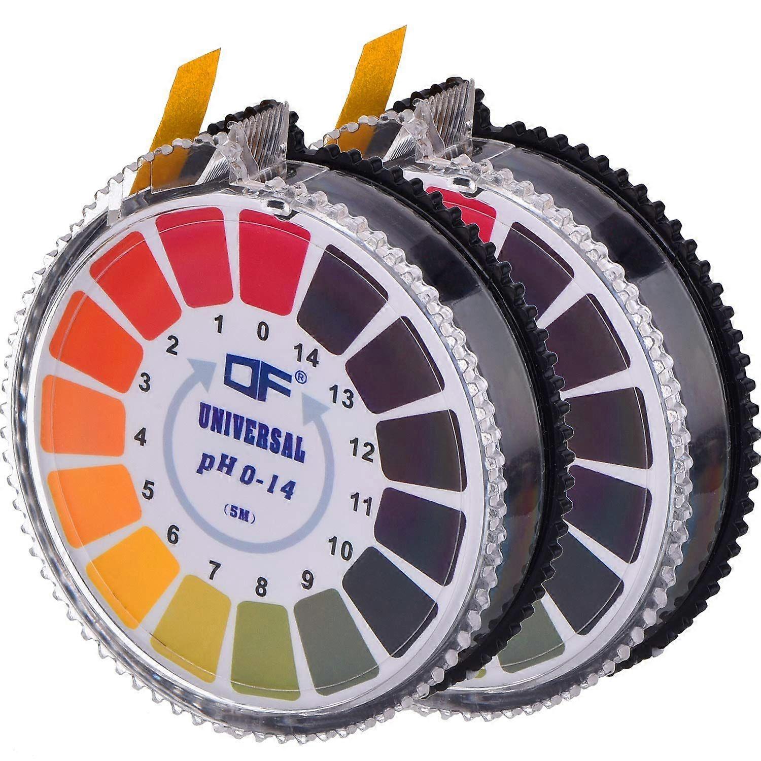 2 pieces of DF5 meter tape measure type extensive PH test paper 0  14 to measure water quality solution acid and alkali PH test paper