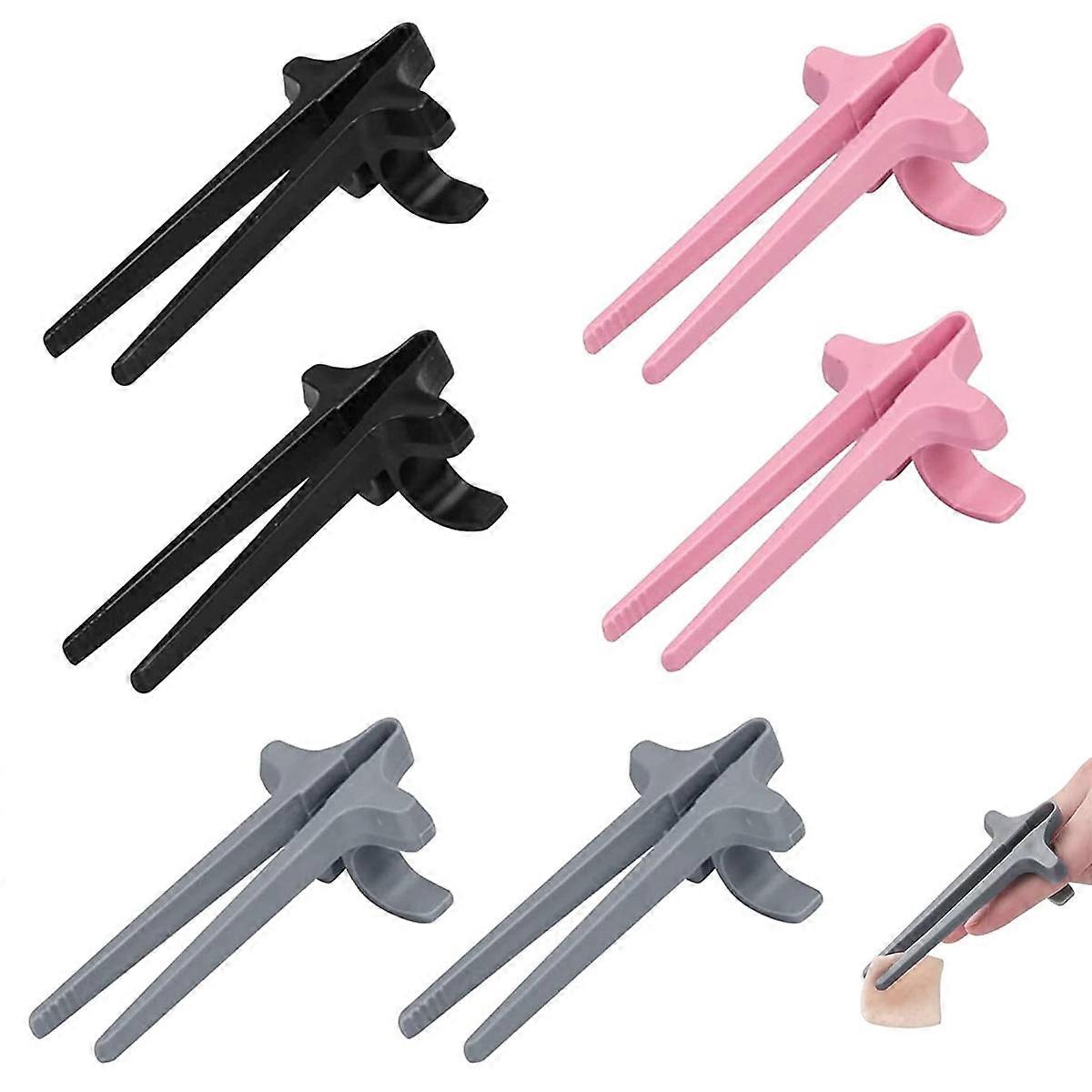 Plastic Finger Chopsticks for Clean Gaming or Study Sessions