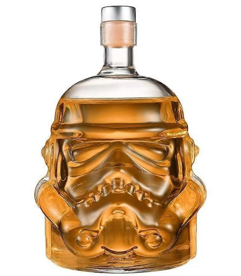 Creative Transparent Whiskey Decanter Set for Liquor, Scotch, Bourbon, Brandy