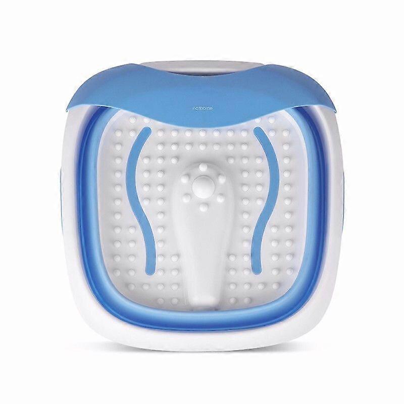 Foldaway Luxury Foot Spa and Massager with Heater/Keep Warm Function - Soothing Vibration Massage, Clever Collapsible and Compact Design, Use with You