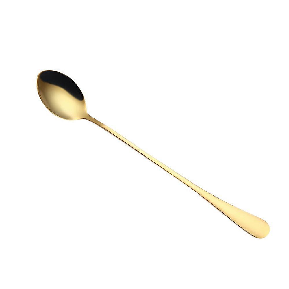 Colorful Spoon Long Handle Spoons Flatware Coffee Drinking Tools Kitchen Gadget Durable