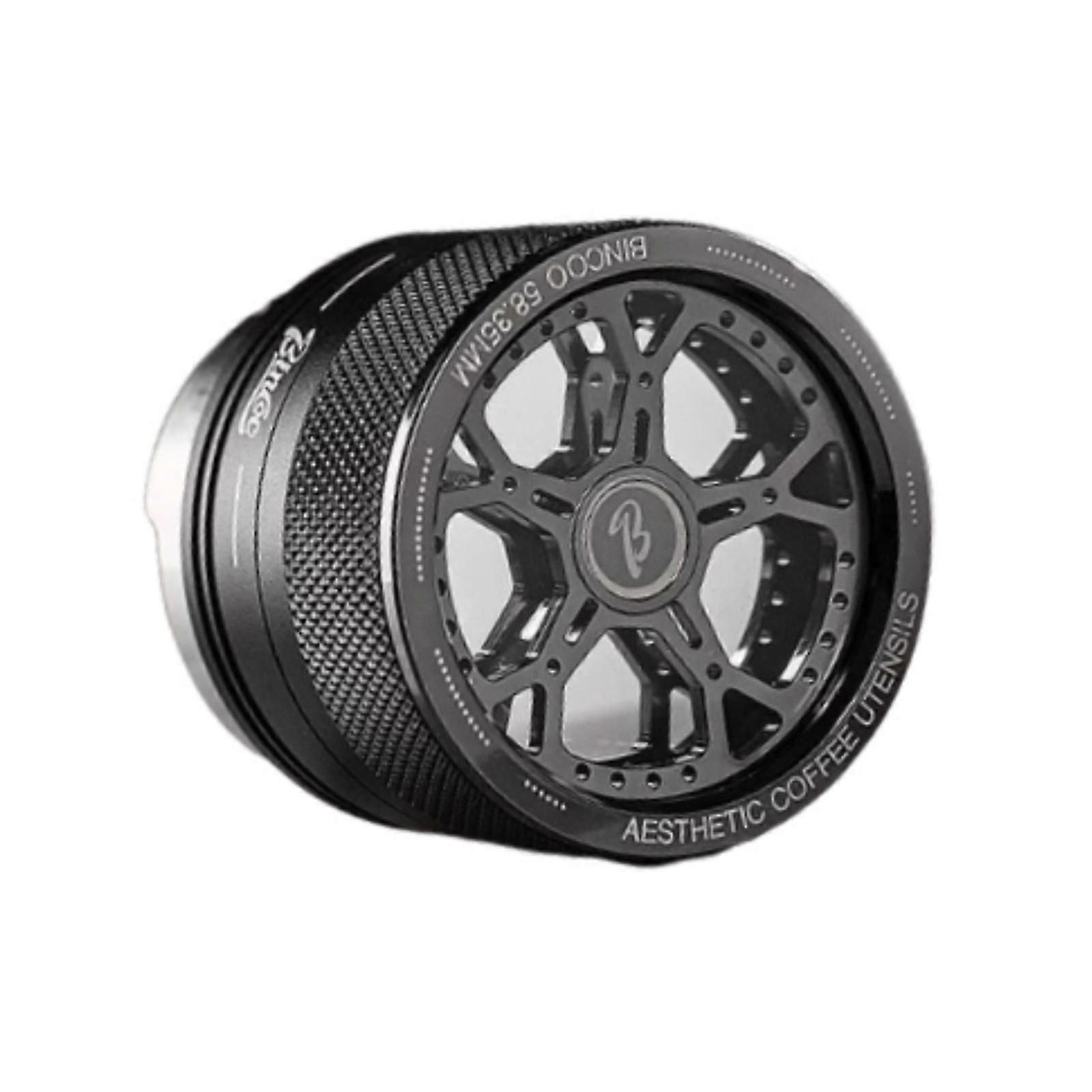 58.35 mm Gravitation Distributor Professional Adaptive for Home Coffee Shop Black Three Paddle