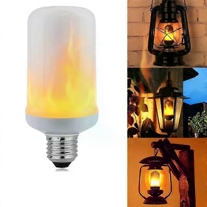 Creative 3 modes+Gravity Sensor 12W E27 E14 B22 Flame Bulb 85-265V LED Flame Effect Fire Light Bulbs Flickering Emulation Decor