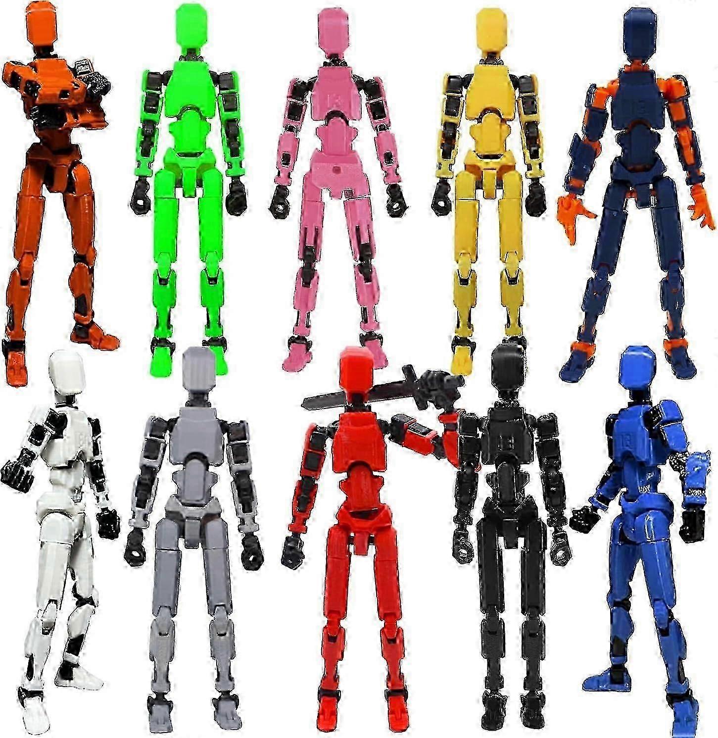 T13 Action Figure,robot Action Figure,t13 Action Figure 3d Printed Multi-jointed Movable,13 Action Figure Dummy,decorations compatible Action Figures(