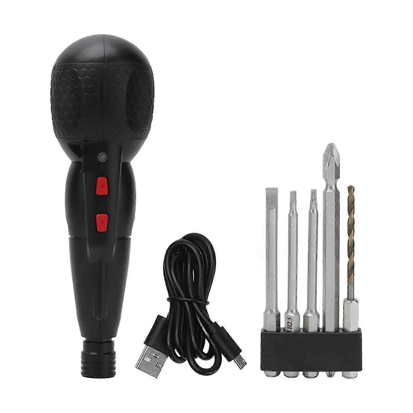 Electric Screwdriver Kit Integrated USB Rechargeable Screwdrivers with LED Light 10W