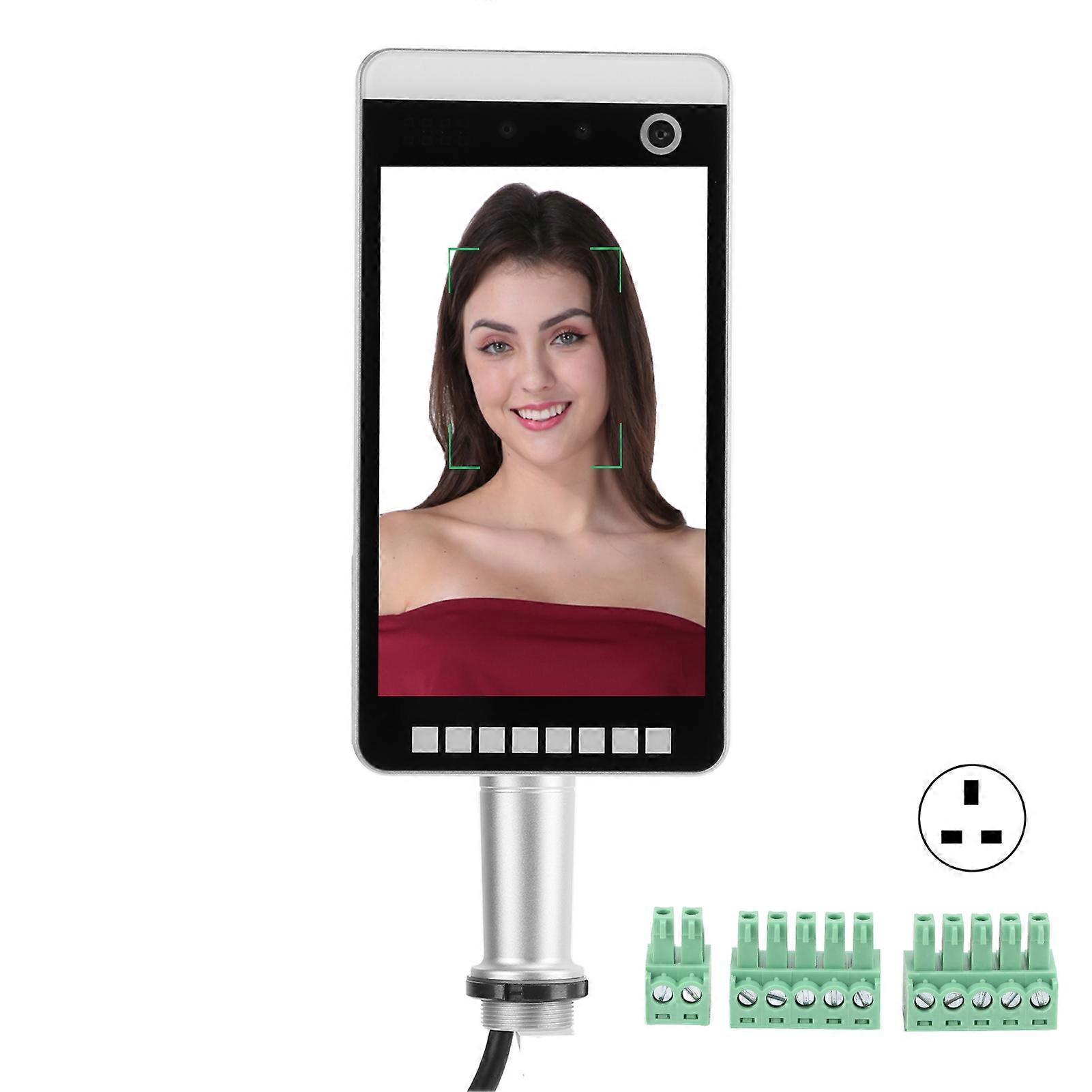 Touchless Face Recognition & Temperature Scanner with 10,000 Face Storage Capacity
