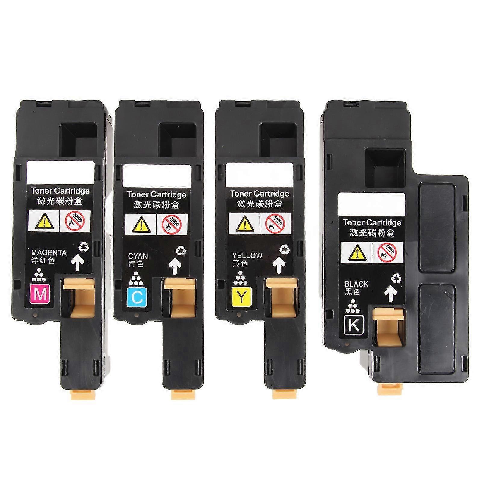 4Pcs Toner Cartridge Replacement Set for Xerox Phaser 6000 6010 Workcentre 6015 Printer