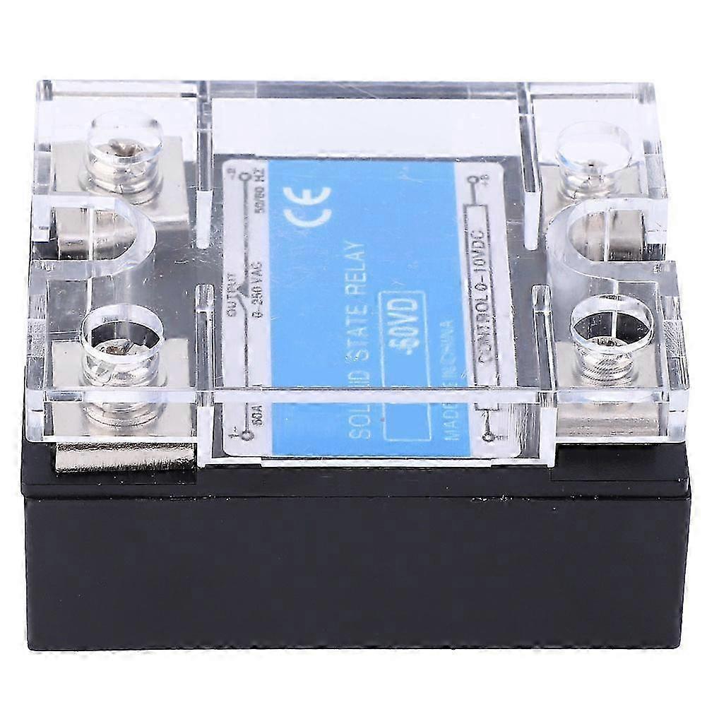 BERM Solid State Relay Single Phase with High Performance Optocoupler Control 0-10VDC Load 0-250VAC(BERM-60VD )