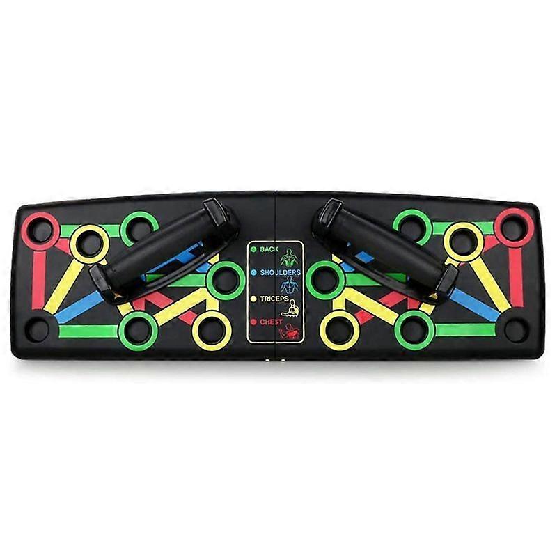 14 in 1 Push Up Board Foldable Multifunctional Fitness Board with Push-up Handles for Portable Home Fitness