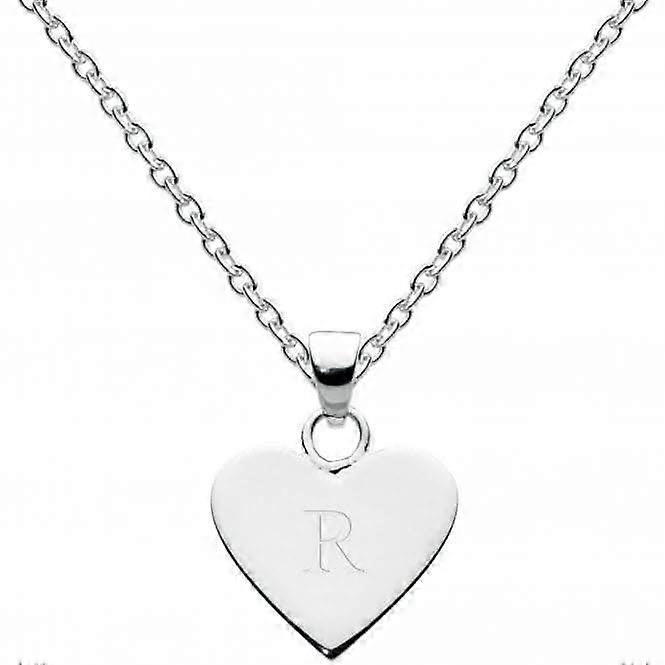 Dew Sterling Silver Dinky Heart Alphabet Pendant 9091HPR