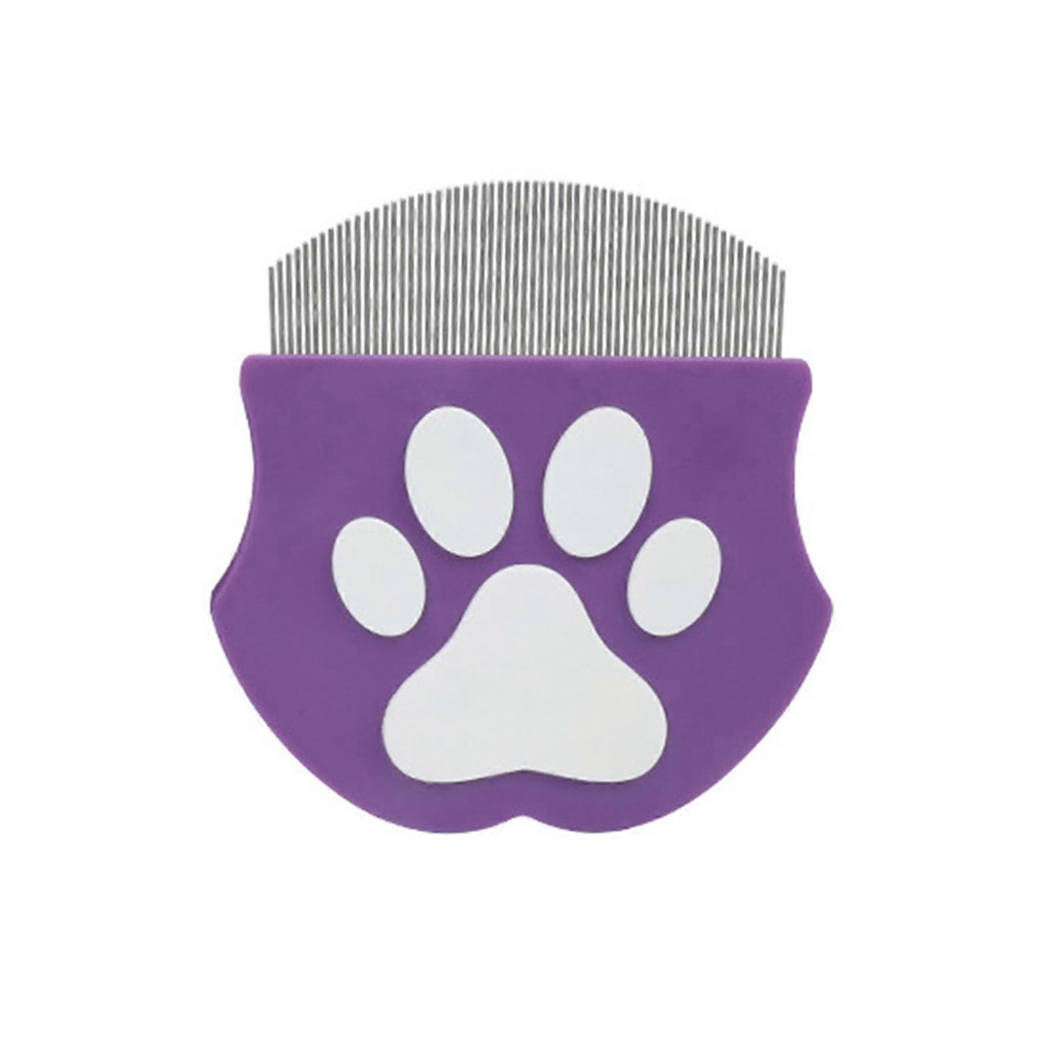 Pet Flea Comb Pet Tear Stain Removal Dematting Tool Stainless Steel Dog Cat Grooming Comb with