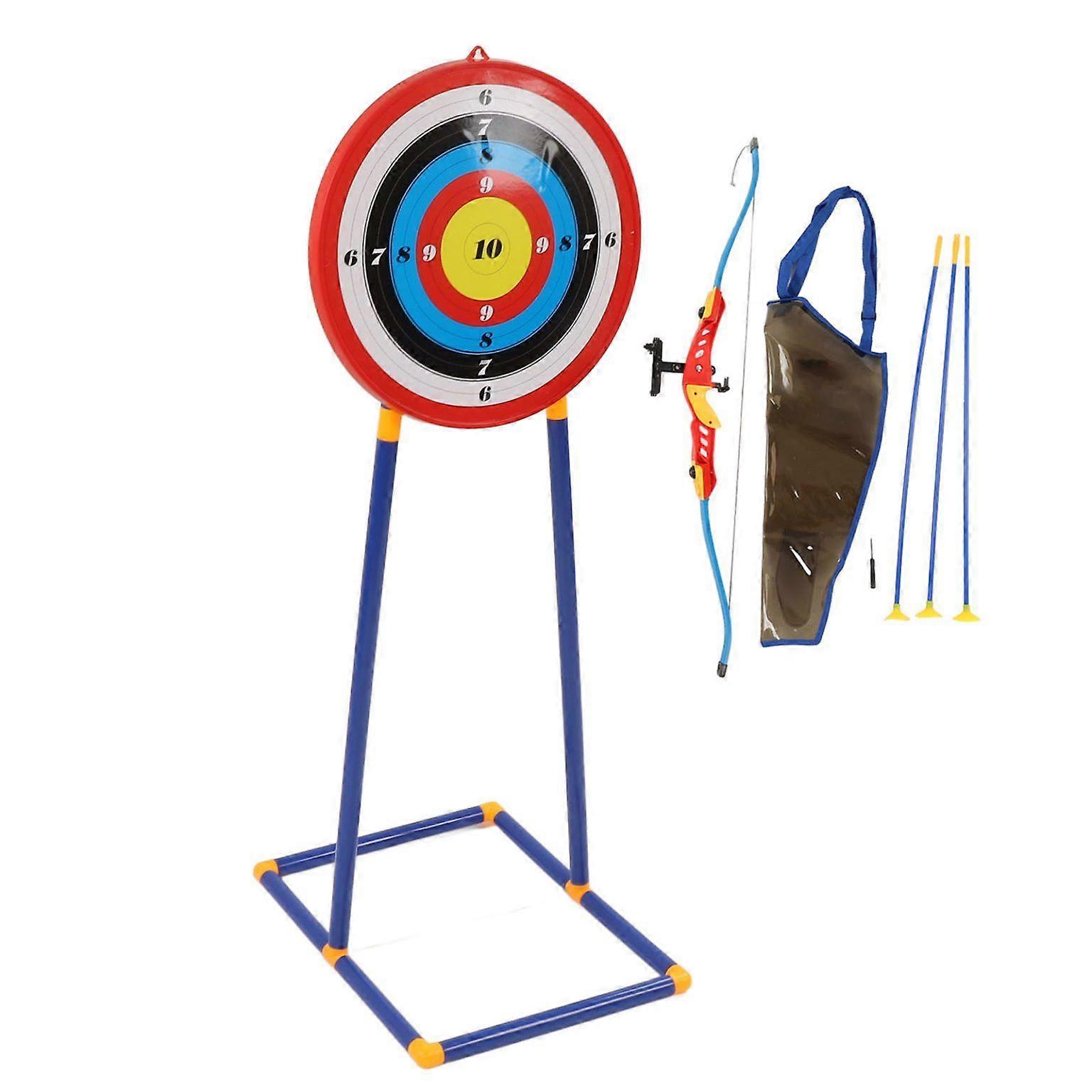 Kids Archery Toy Set - Plastic Bow and Arrow Set for Children