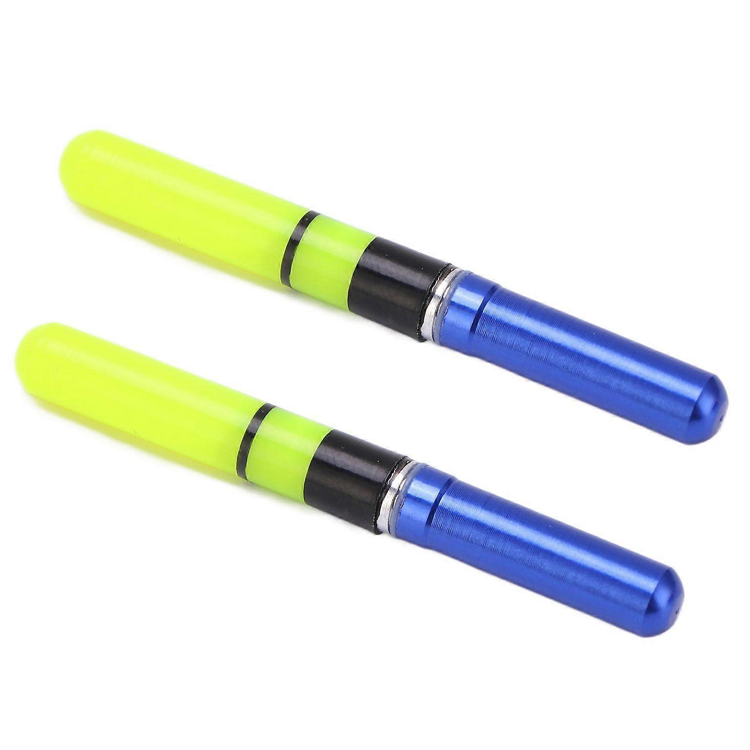 2-Pack LED Fishing Bobbers - Night Lighted Floats with Replacement