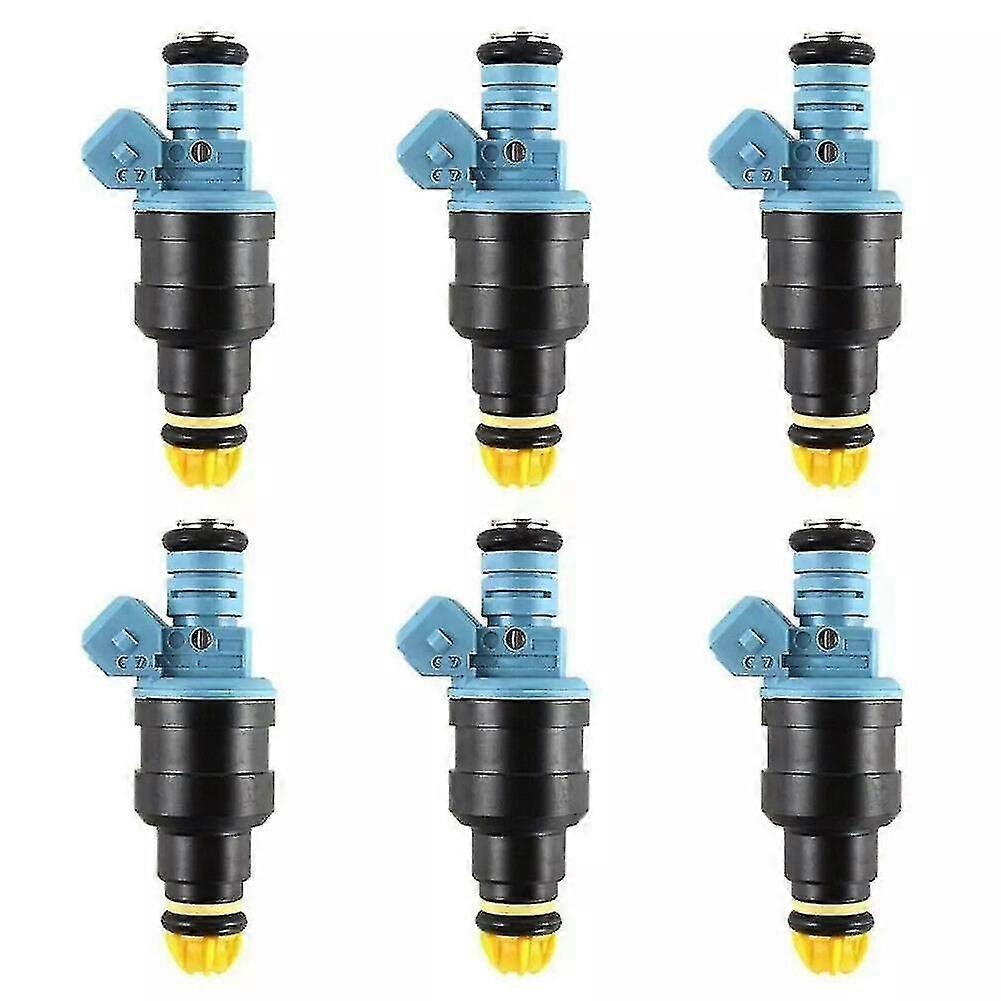 6pcs Car Fuel Injector For - 3 E30 E36 5 E34 8 E31 7 E32 E38z1 0280150715 1734776 TY