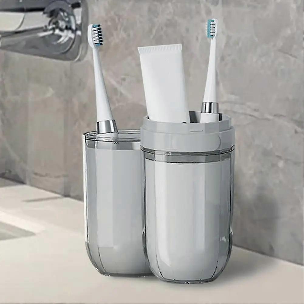Covered Toothbrush Holder Portable Toothbrush Storage Container