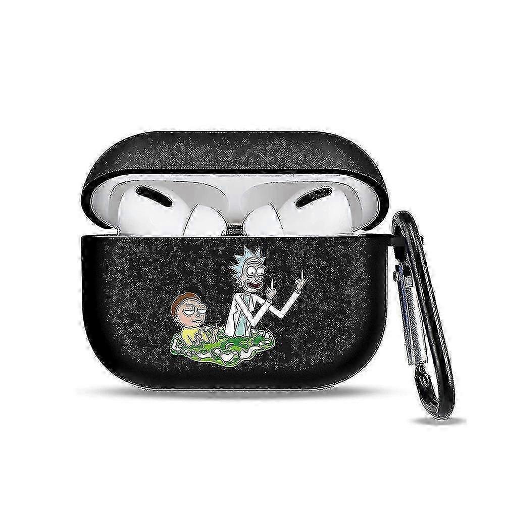 Rick and Morty Animasyon Serisi Apple AirPods Pro için TPU Kılıf Kapağı - 1., 2. ve 3. Nesillerle Uyumlu