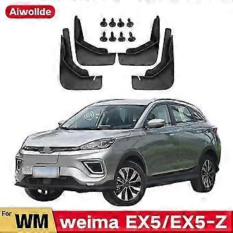 Spatlappen toepassen voor Weltmeister Weima EX5 EX5-Z EX 5 PRO Spatborden Spatlappen Spatborden Voor Achter Wiel Spatbord Auto Accessoires 4Stuks