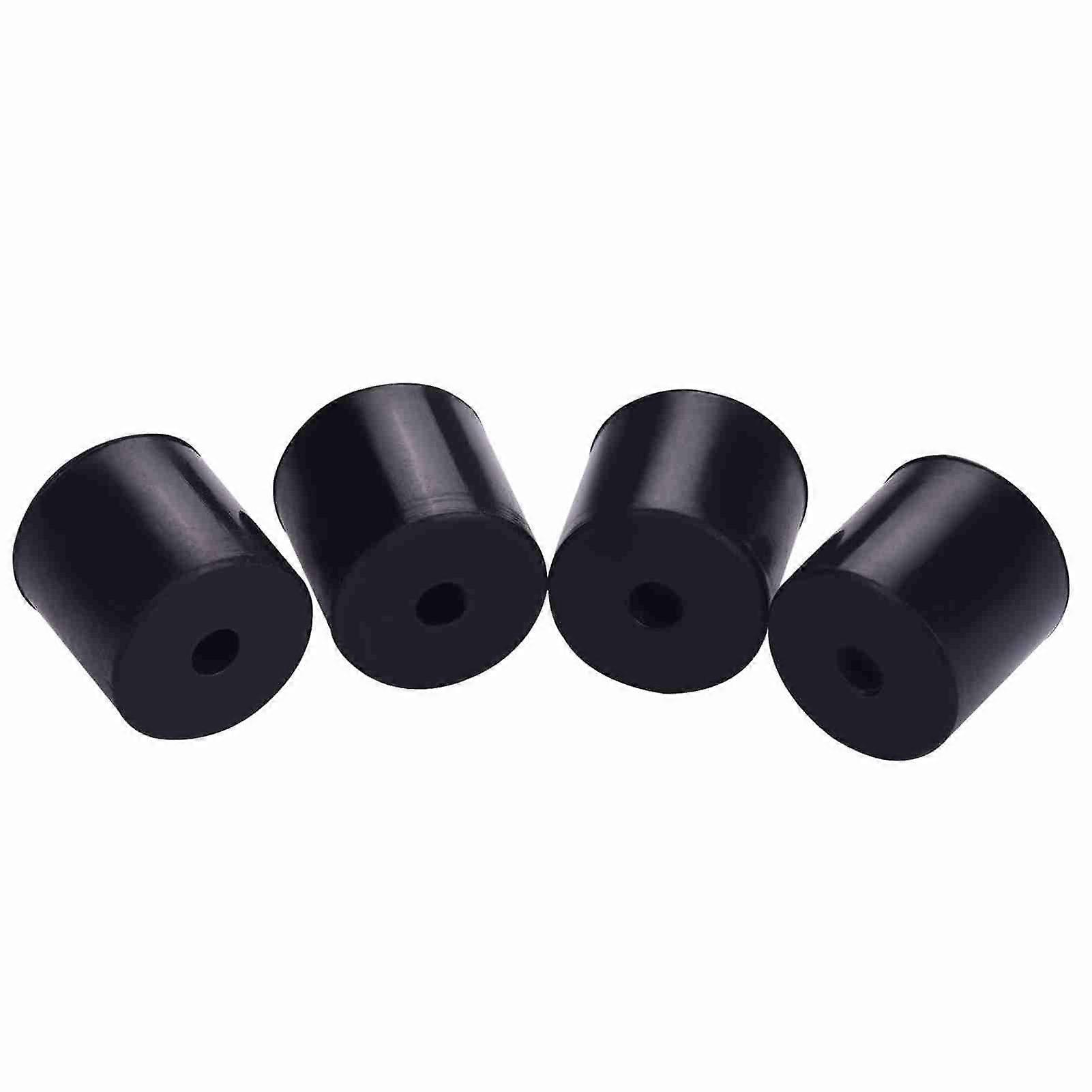 4pcs Black 16mm Silicone Hot Bed Spacers for 3D Printer Leveling