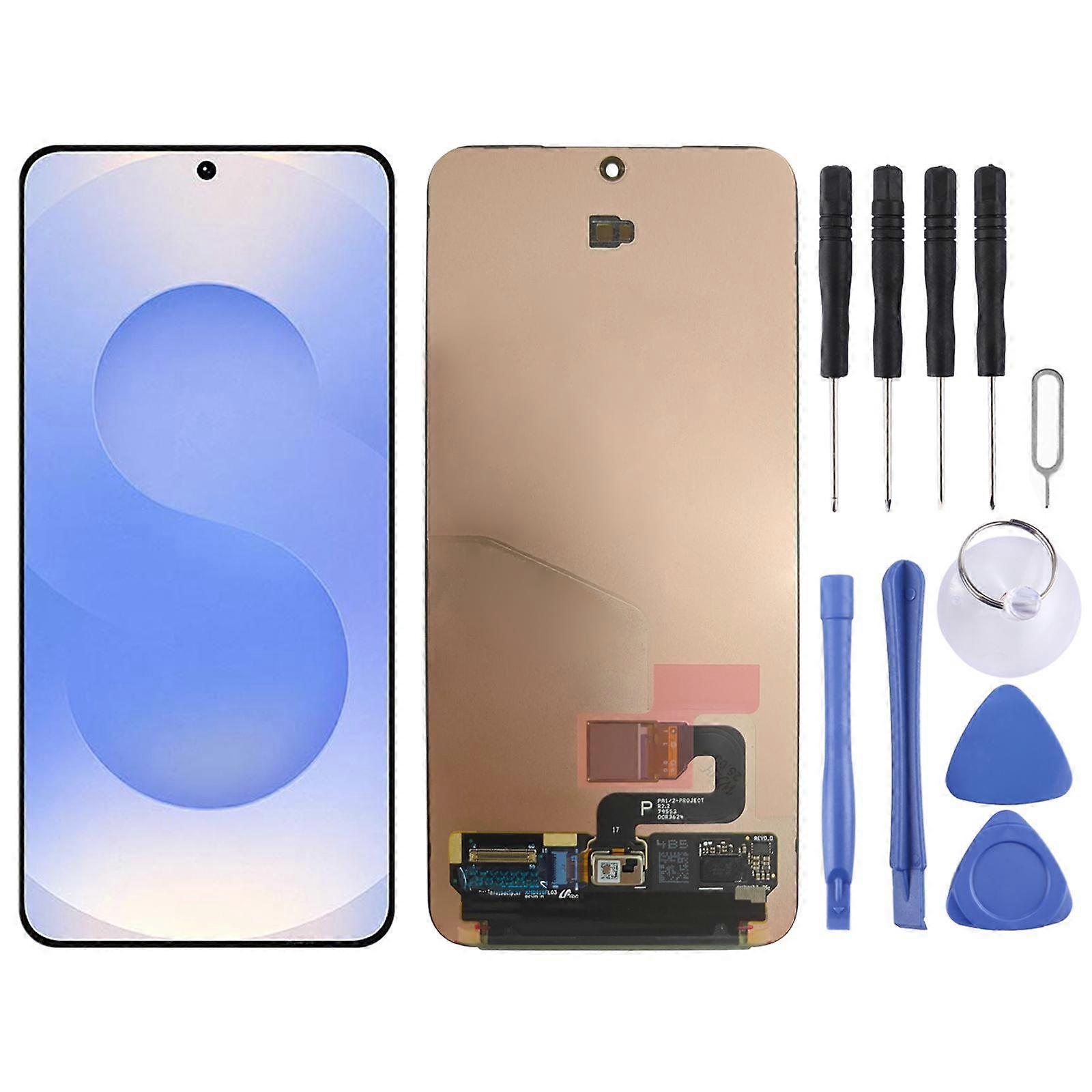 Écran LCD et numériseur complet compatibles avec Samsung Galaxy S25 SM-S931B