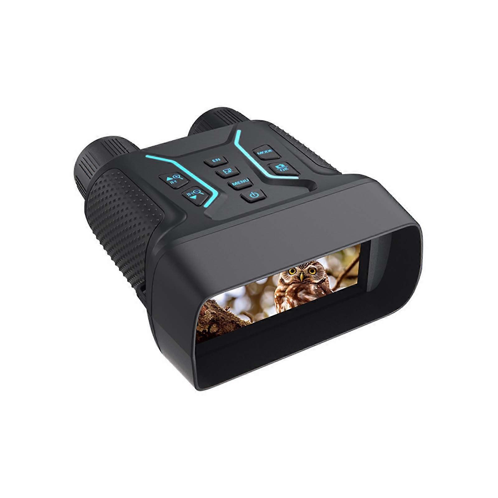 Binoculars 4K Night Visible With Large Viewing Screen Rechargeable Goggles Durable Outdoor