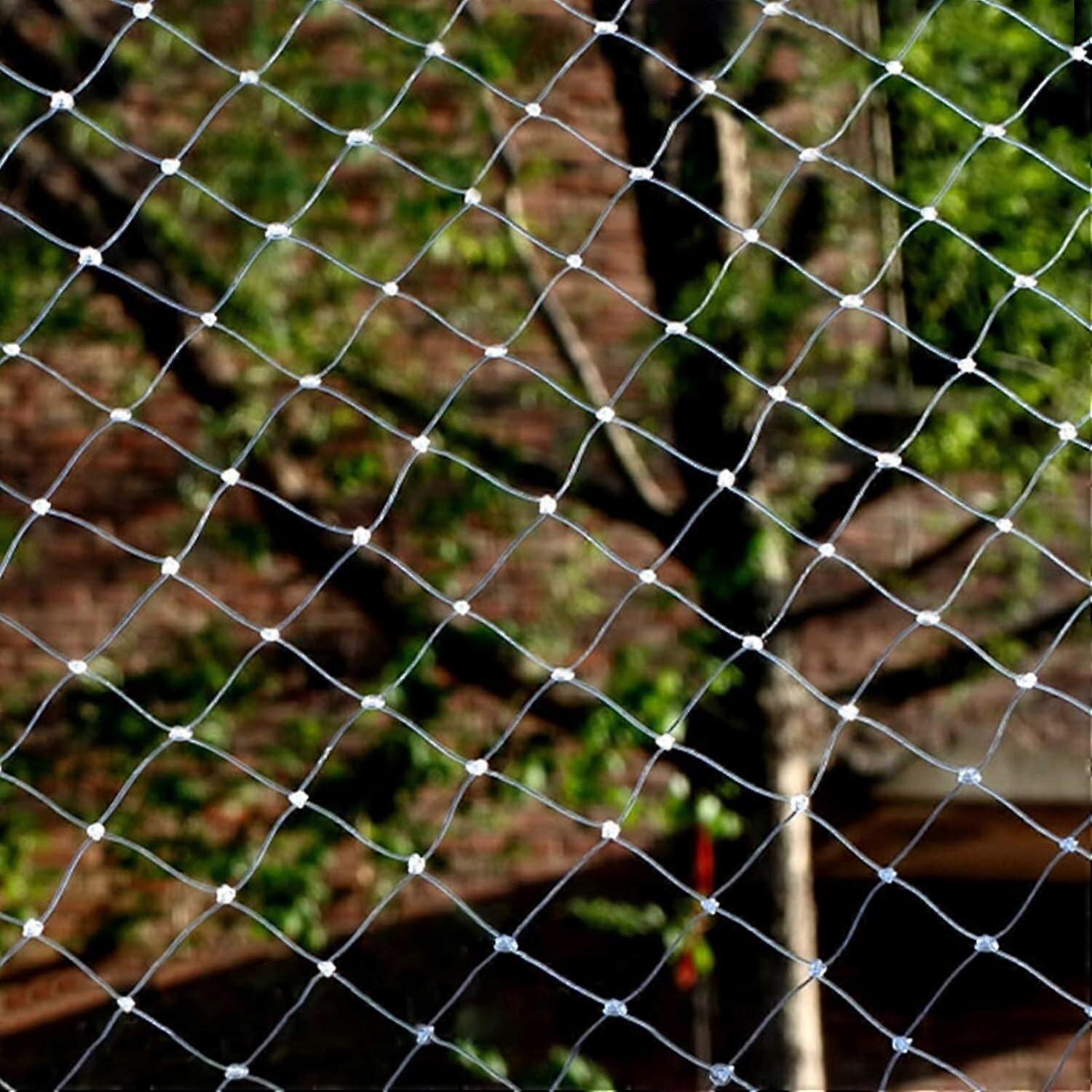 Nylon Netting for Gardening 7x7m White Plastic Heavy Duty Netting for Plants, Fruit Trees, Greenhouses, and Chickens