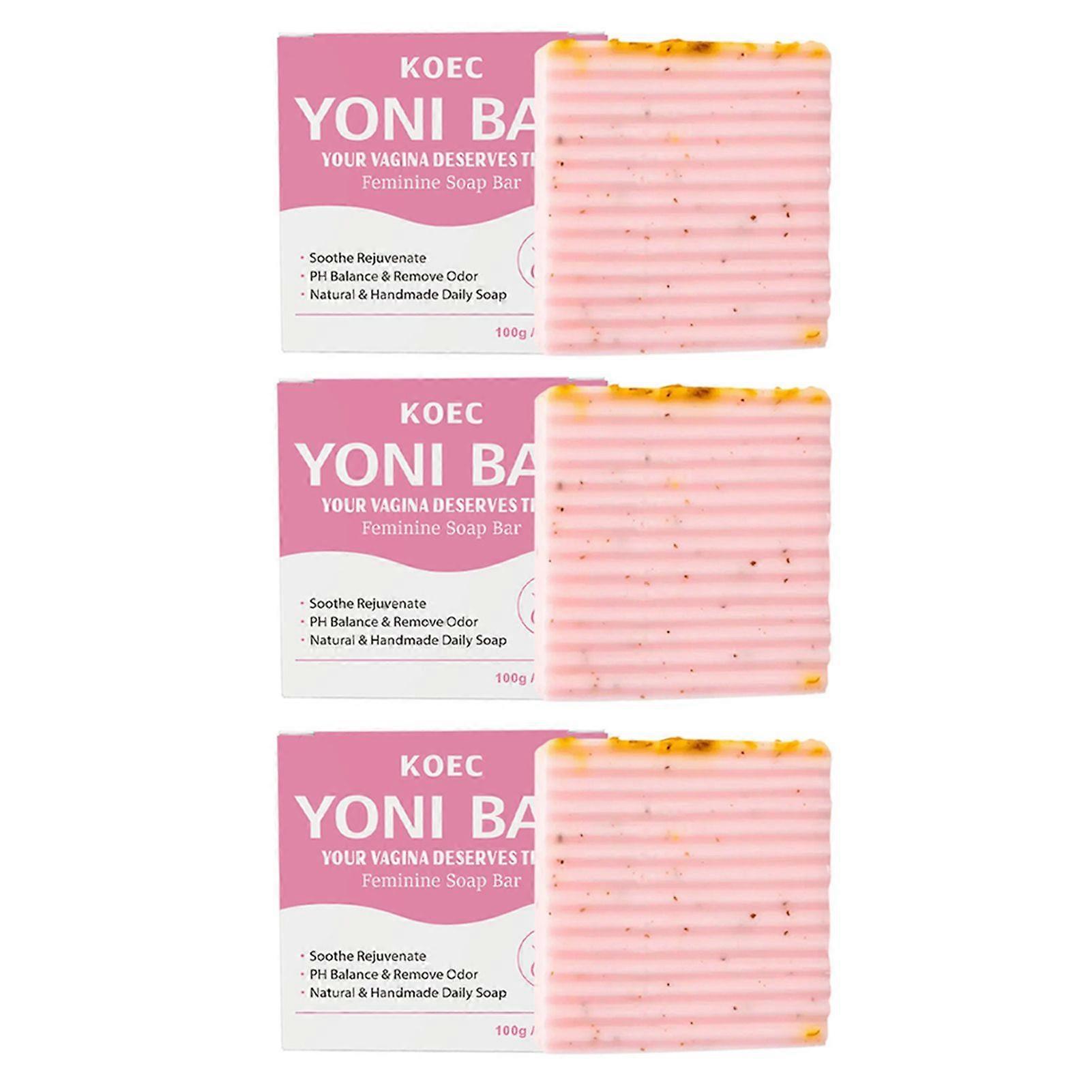 Yoni Bar Sapone Detergente Intimo - Detergente Delicato per Igiene Femminile a pH Bilanciato per Donne