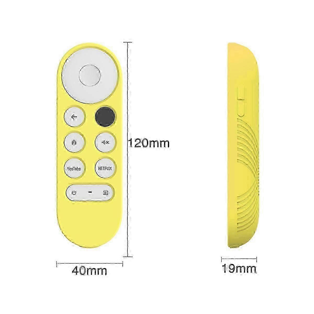 Silicone Case for Google Remote Control Protective Cover Shell for Google TV 2020 Voice Remote Cont js