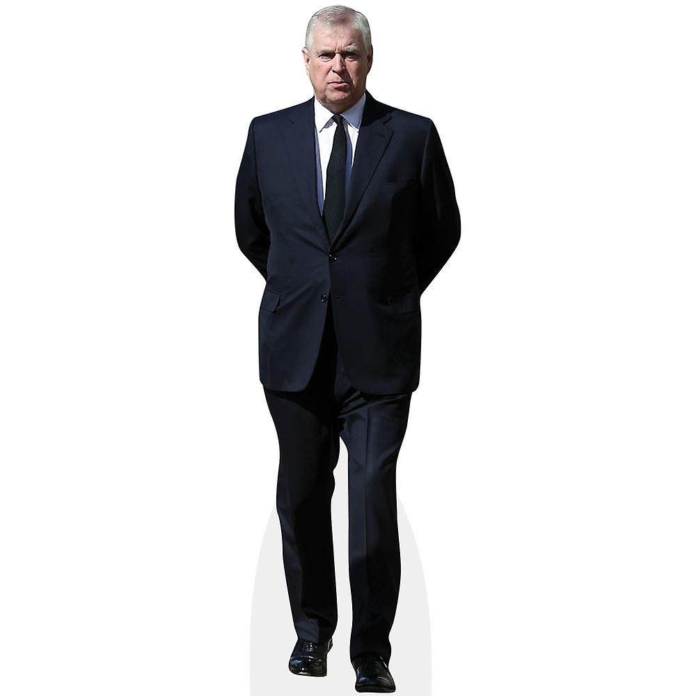 Prince Andrew (Suit) Cardboard Cutout (lifesize OR mini size). Standee. Stand Up.