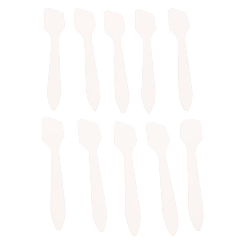 10 PCS Mini Disposable Makeup Spoon Cosmetic Liquid Dropper Pipettes for Mixing