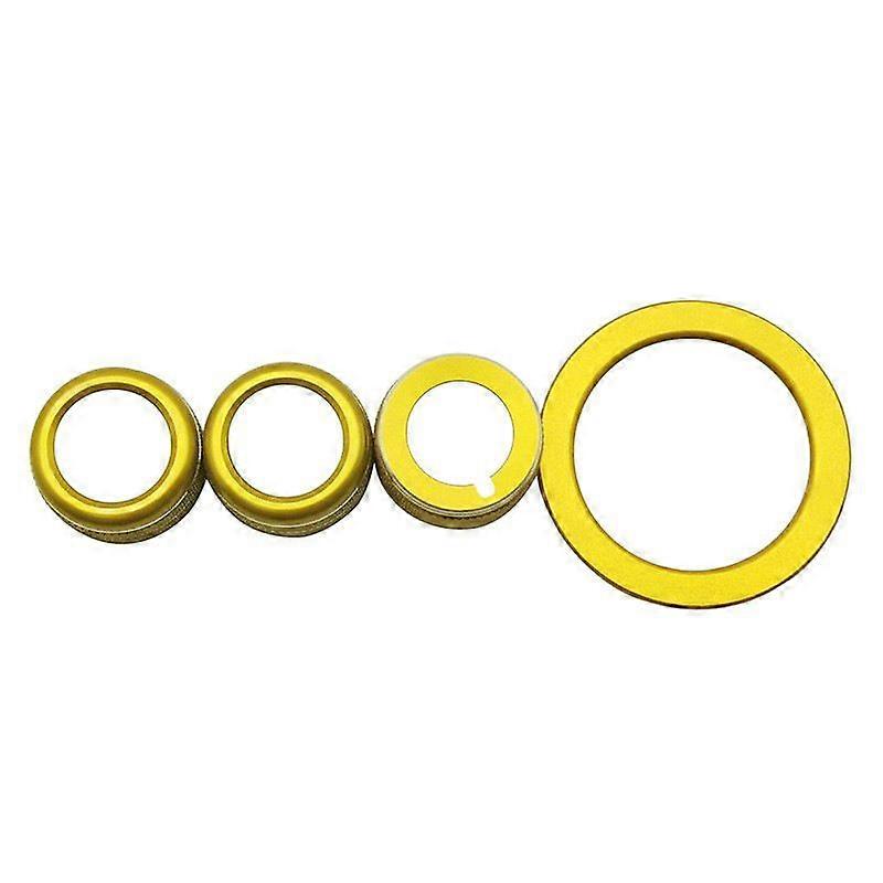 1 Set Car Ignition Ring Covers Compatible For 24-25 Crosstrek Push To Start Ignition Kit Car Key Ignition Cover Engine Start Stop Button Ring Car Inte