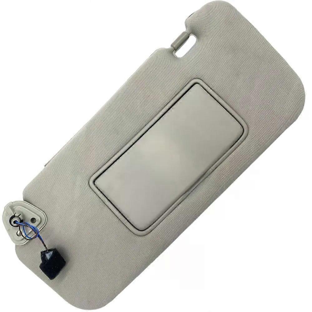 Car Interior Sun Visor With Mirror and Light Grey Beige Sun Shade Left Right compatible for Nissan Murano 2009 2010 2011 2012 2013 2014
