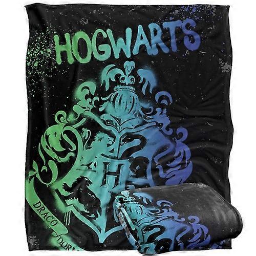 Harry Potter Hogwarts Spray Paint Blanket