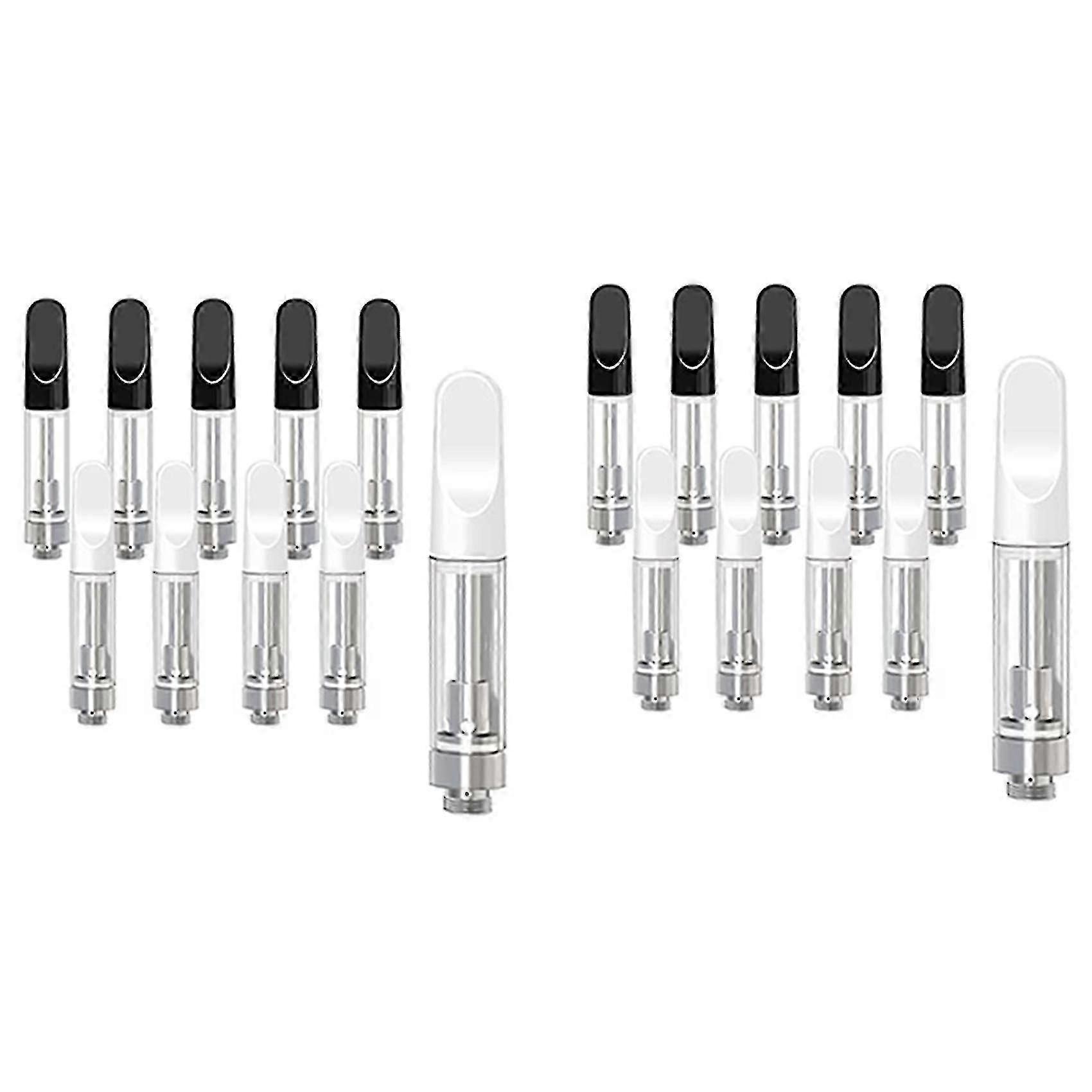 100 Pcs Empty Storage Cartridges For 1.0ml Glass Ceramics Easy To Fill