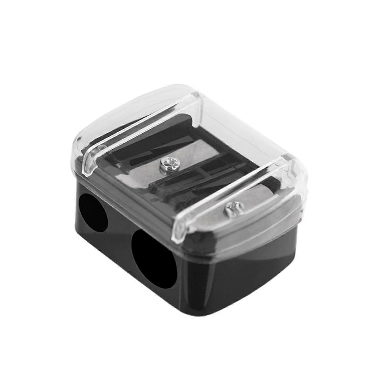 Cosmetic Pencil Sharpener Tool 30pcs Set Double Hole Eyebrow Pencil Sharpener Mini Sharpener for Lip Liner Eyeliner