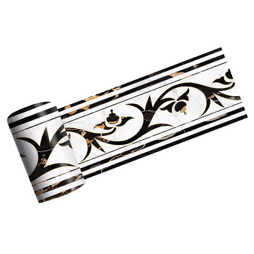 2M Self-Adhesive Side Line Tile Sticker Ancient Greek Pattern