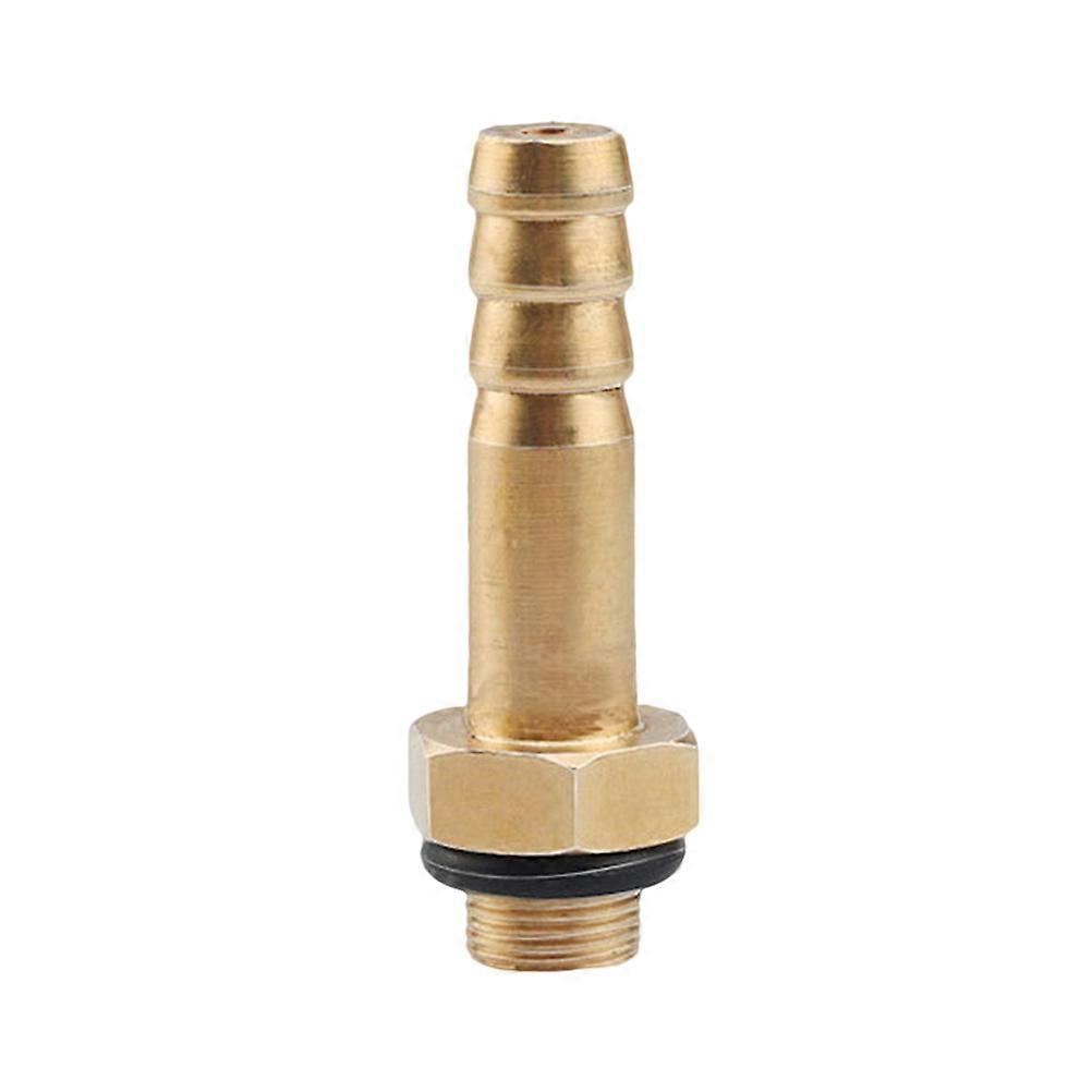 Threaded Connector for Camping Stoves, Adapts Flat Tanks to Long Cylinders