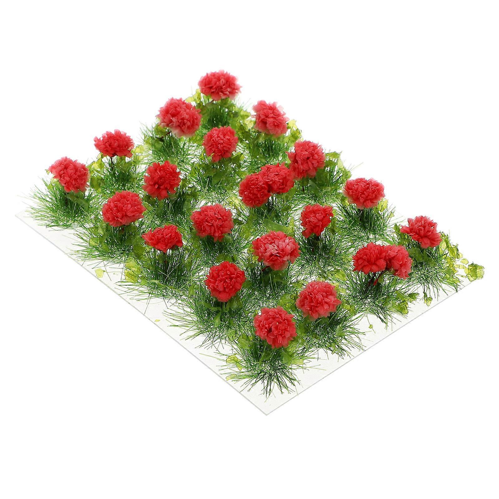 Durable Recyclable Artificial Flower Clusters for DIY Micro Landscape Decor – Lifelike Miniature Garden & Fairy Landscaping Material