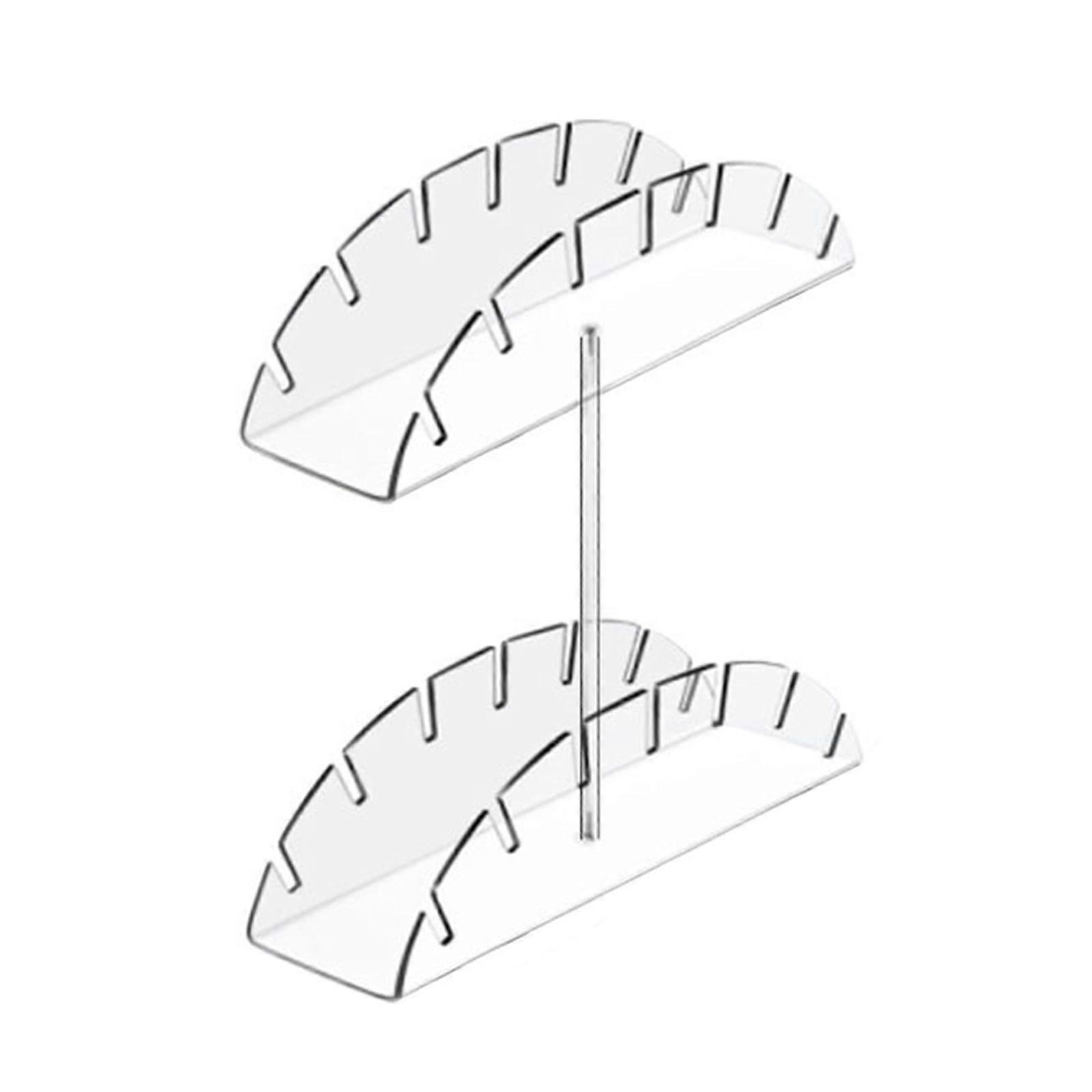 Clear Acrylic Hat Display Stand Modern Acrylic Hat Organizers Stable Stand Holder Rack with Ample Storage Space