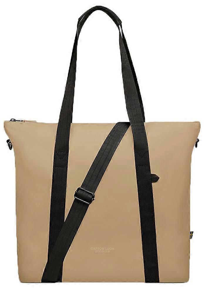 Gaston Luga Dash Shopper Shoulder Bag - Latte Beige