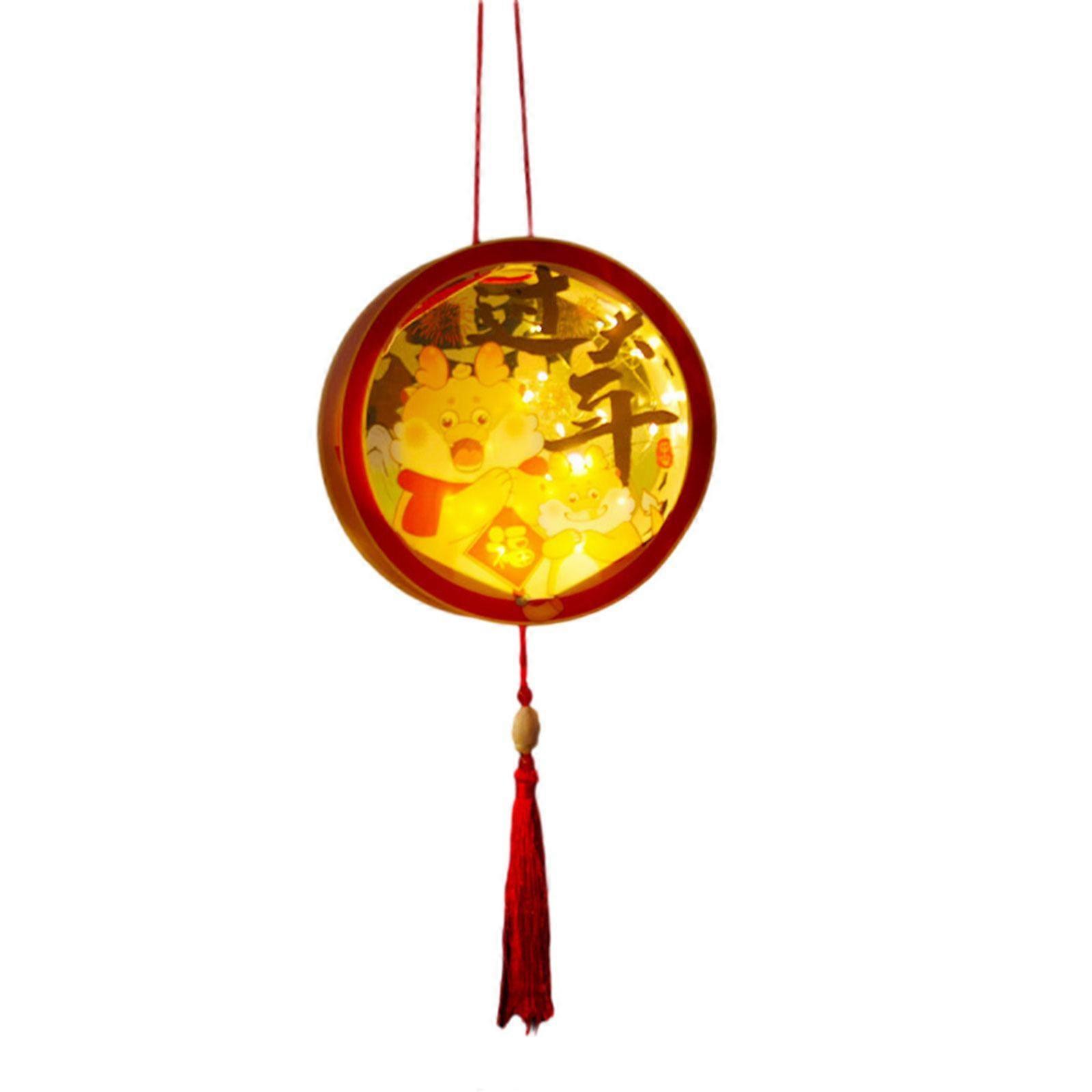 Chinese New Year Lantern Making Spring Festival Lantern DIY Portable Lantern