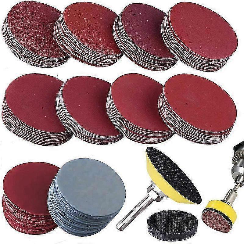 2 Inch Sanding Discs Pad Kit for Drill Grinder Rotary Tools