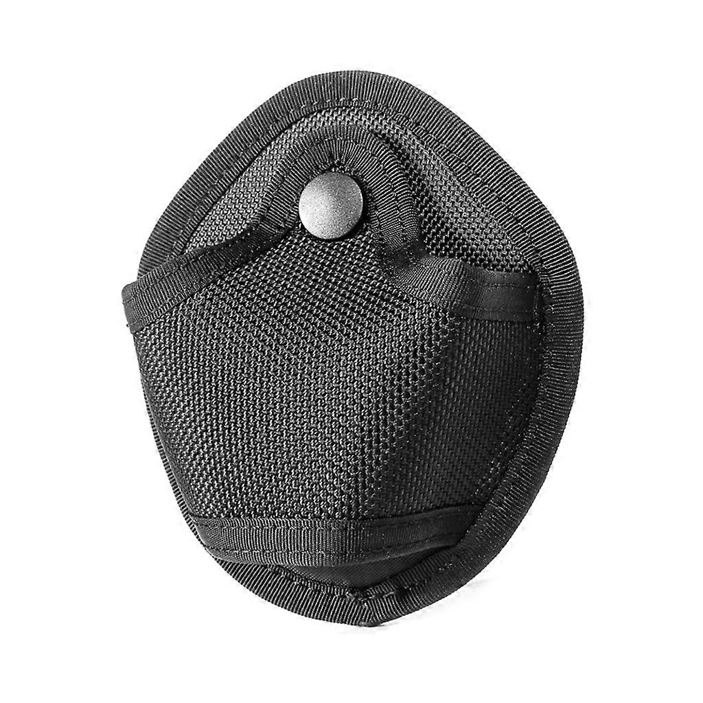 Nylon Handcuff Pouch Law Enforcement Handcuff Holder Quick Release Cuff for Case Tactical Handcuff Bag for Duty Belt  Black