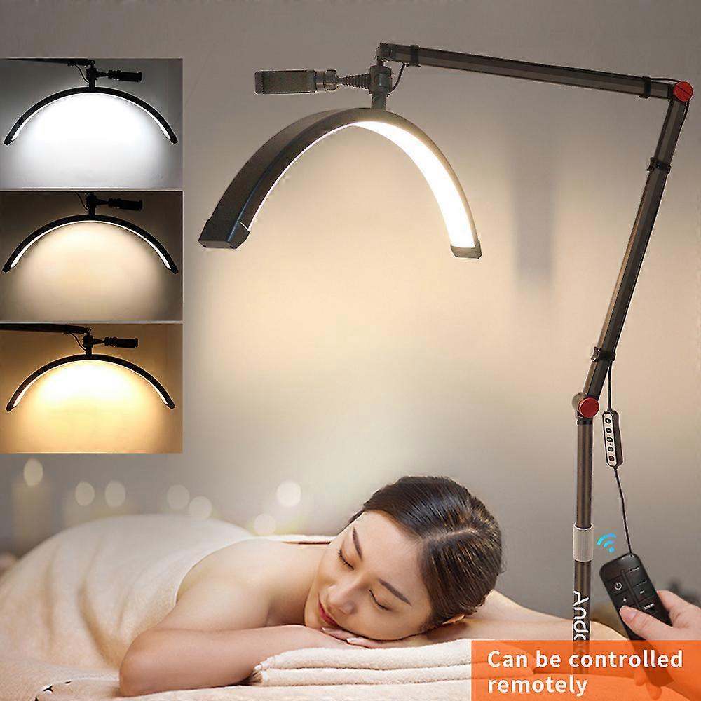 Half-Moon LED Video Light: Adjustable Fill Light for Beauty Salons & Phone Vlogging
