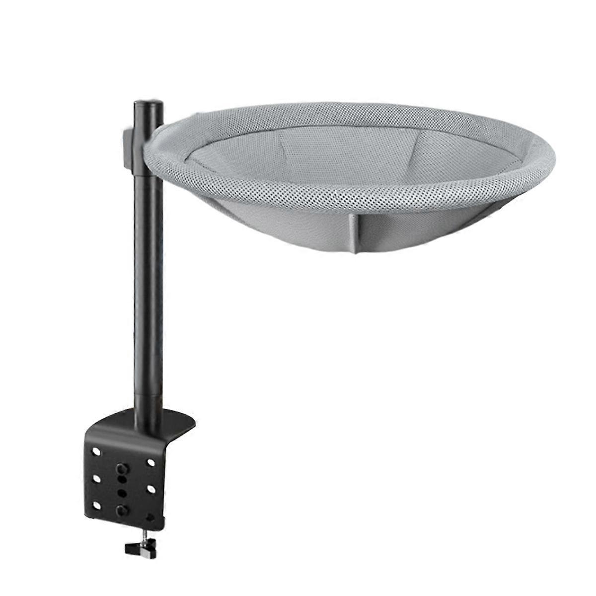 Cat Desk Bed 60 Rotating & Height Adjustable Cat Hammock Perch, Sturdy Cats Bed for Desk with Remo