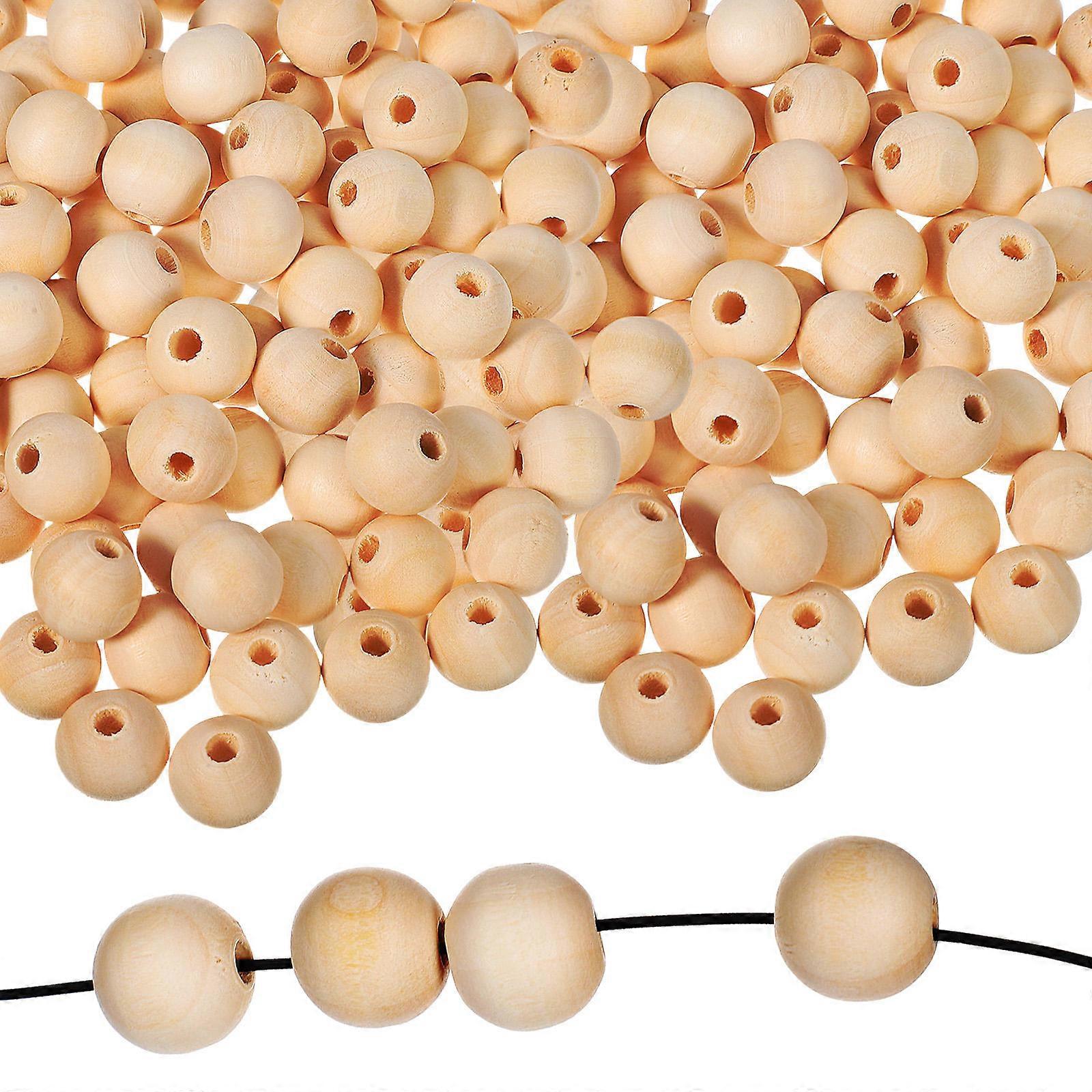Wood Beads for Creative Crafts, Smooth Finish for Easy Use