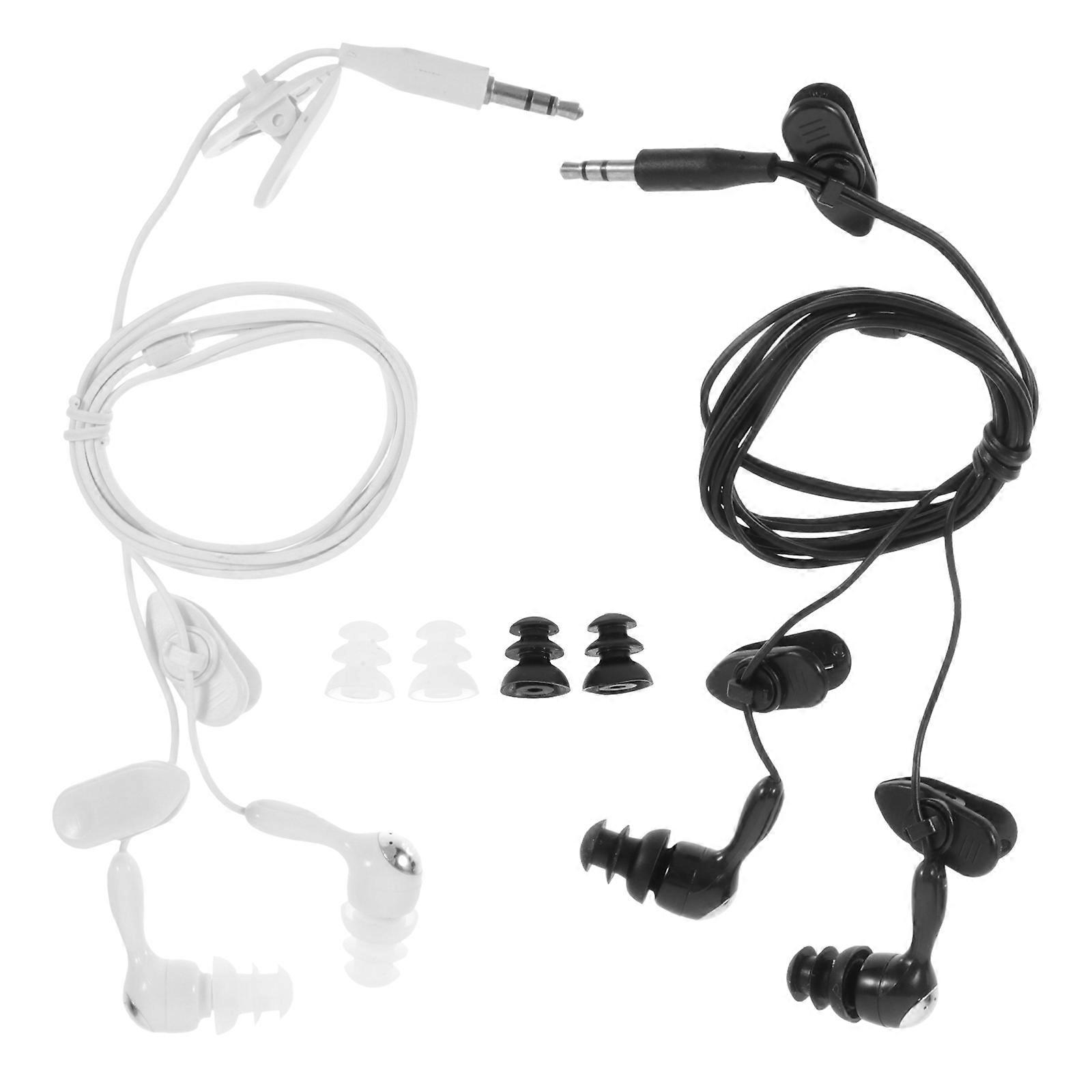2pcs Earphones with Ear Protection for Surfing, Diving, Swimming – Comfortable, Durable Design for Underwater Music Lovers