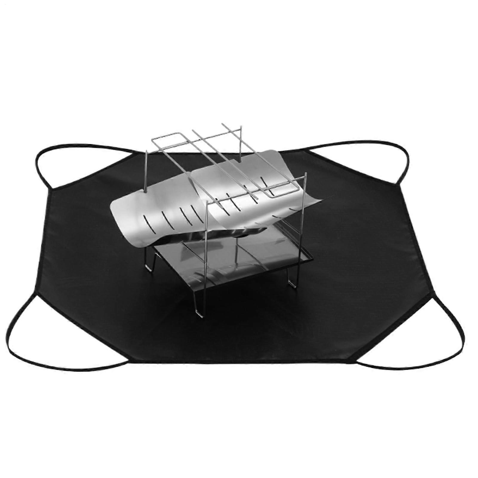 Fireproof Mat - 100% Flame Retardant Heat Resistant Mat for Coal, Ash, Kitchen, Barbecue, Fireplace, Camping